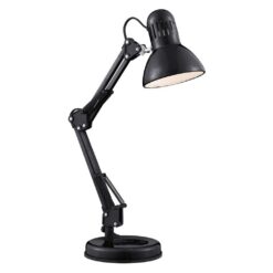 Осветление ЗА ОФИС Searchlight DESK PARTNERS SHINY BLACK HOBBY НАСТОЛНА