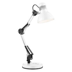 Осветление ЗА ОФИС Searchlight DESK PARTNERS SHINY WHITE HOBBY НАСТОЛНА
