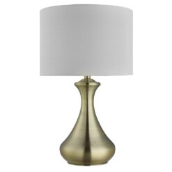 Настолна ЛАМПА Searchlight TOUCH LAMP ANTIQUE BRASS