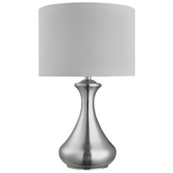 Настолна ЛАМПА Searchlight TOUCH LAMP SATIN SILVER