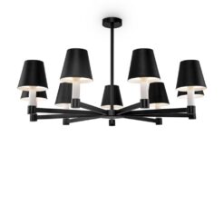 Черен полилей MAYTONI Mod104pl-09b за хол