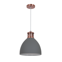Сив пендел Elmark Jason 1XE27 за трапезария