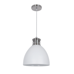 Бял пендел Elmark Jason 1XE27 за кухня