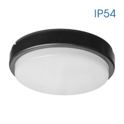 VIVALUX 4007 LED ПЛАФОНИЕРА ELLIS/R LED ∙ 12W ∙ ЧЕРЕН ∙ 4000K ∙ IP54