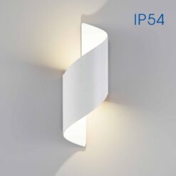 Бял LED фасаден аплик Vivalux Apollo 4698 за фасада и вход