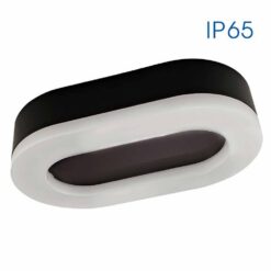 Черен LED плафон Vivalux Dolce 4752 за коридор