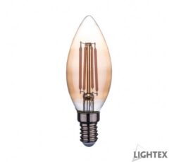 Златно LED осветително тяло Lightex Filament за осветление в дома