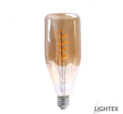 Златно LED осветително тяло Lightex Filament BT78 за дома