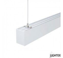 Бяло LED осветително тяло Lightex Single за интериорно осветление