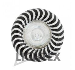Черно LED луна Lightex Cut HL2204CH/BL за дома