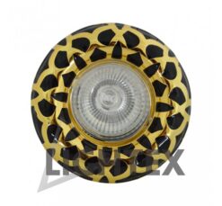 Черно LED луна Lightex Cut HL2224G/BL за дома