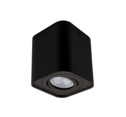 Черна LED луна Lightex Toucan 1XGU10 за интериорно осветление