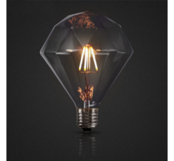 Златно LED осветително тяло Lightex Filament за осветление в дома
