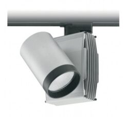 Сребрист прожектор Lightex Cdm-tc PT3390 за фасади и дворове