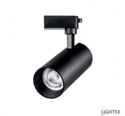 Черен LED прожектор Lightex Plus за фасади и дворове