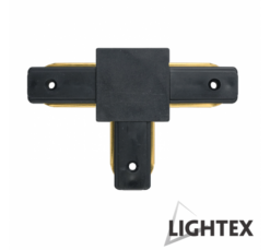 Черна шина Lightex Connect за дома и офиса