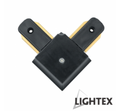 Черна шина Lightex Connect за дома и офиса