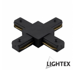 Черна шина Lightex Connect за електроинсталация