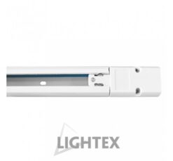 Бяла захранване Lightex Track за интериорно осветление