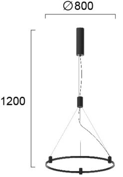 Релсов крепежен елемент VIOKEF 4269700 Rail Suspended Ring Hoop - Image 2