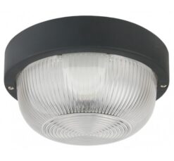 Черен плафон Lightex Kame 1XE27 за баня