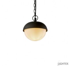 Черно градинско тяло Lightex Dublin за интериорно осветление