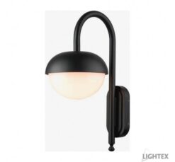 Черно градинско тяло Lightex Dublin за интериорно осветление