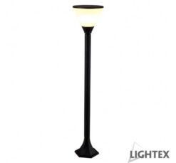 Черно градинско тяло Lightex Barcelo H1000 за дома