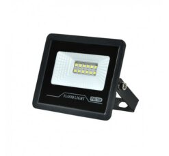 Черен LED прожектор Lightex Tomi 180-265V за фасади и дворове