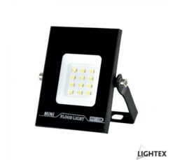 Черен LED прожектор Lightex Mini за външно осветление