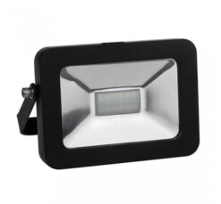 Черен LED прожектор Lightex Slim за фасади и дворове
