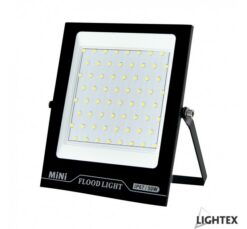 Черен LED прожектор Lightex Mini за двор или работна зона