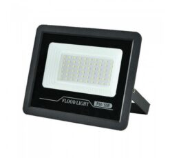 Черен LED прожектор Lightex Tomi 185-265V за фасади и дворове