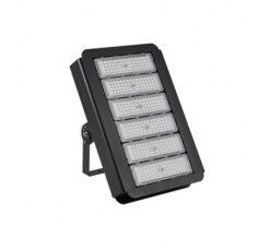 Черен LED прожектор Lightex Graf за външно осветление