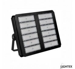 Черен LED прожектор Lightex Graf за двор или работна зона