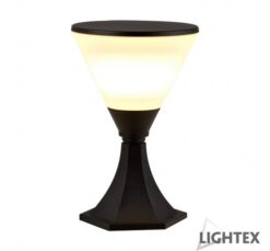 Черно осветително тяло Lightex Barcelo 1XE27 за интериорно осветление
