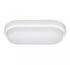Бял LED плафон Lightex Oval за коридор