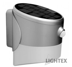 Сив LED аплик Lightex за спалня