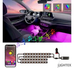 LED осветително тяло Lightex Bluetooth 4X18SMD5050 за осветление в дома