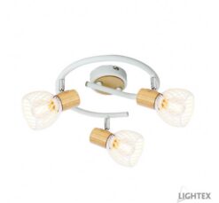 Бяло спот Lightex Adriana 3XE14 за акцентно осветление