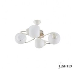 Бял полилей Lightex Zara за хол или трапезария