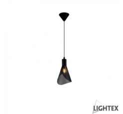 Черен пендел Lightex Delta над кухненски остров