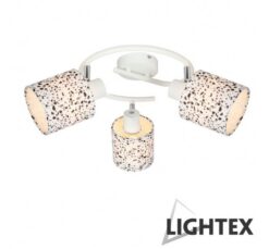 Бяло спот Lightex Celia 3XE14 за таван