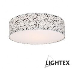 Бяло плафон Lightex Celia 2XE27 за проходни зони
