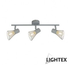 Сив спот Lightex Silvia 3XE14 за таван
