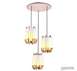 Полилей Lightex Bria 3XE14 за хол или трапезария