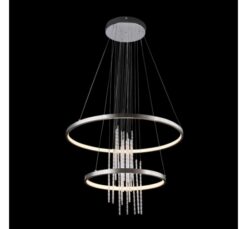 Хром LED полилей Lightex Ina за трапезария