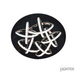 Хром LED полилей Lightex Loara за трапезария