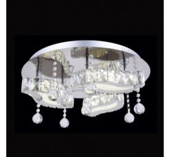 Хром LED полилей Lightex Greta за трапезария