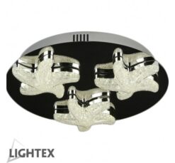 Хром LED полилей Lightex Zia за хол